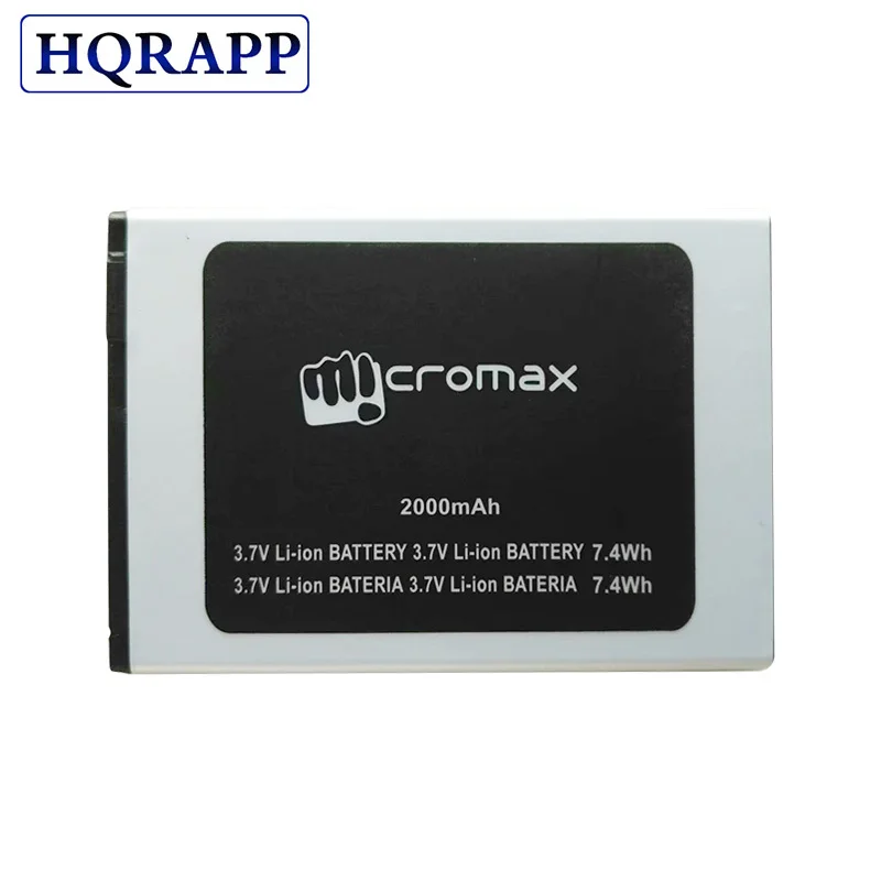 Аккумулятор для телефона Micromax Q351 100% высокое качество 1 шт. мобильный телефон +