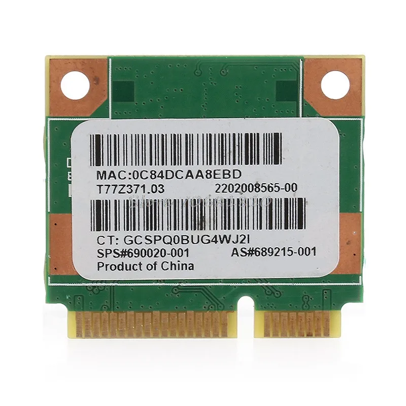 Беспроводная сетевая карта Wi Fi 150 м Bluetooth для HP Pavilion G72000 Ralink RT3290 Прямая