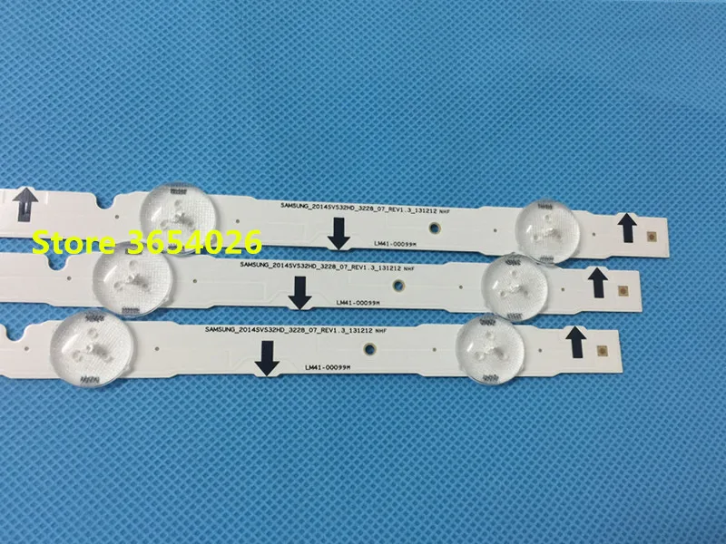 647 мм светодиодный Подсветка лампы Газа 7 s для samsung 32 дюймов ТВ 2014SVS32HD D4GE-320DC0-R3