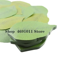 50 pieces simulation leaves note paper convenience stickers diy write message greeting card tools party gift bedroom decor paper