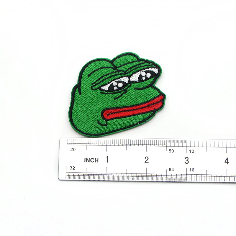 Patchfan лягушка животное вышитый мультфильм патчи железо на популярный мотив шляпа-сумка для обуви аппликация аксессуар для вышивки