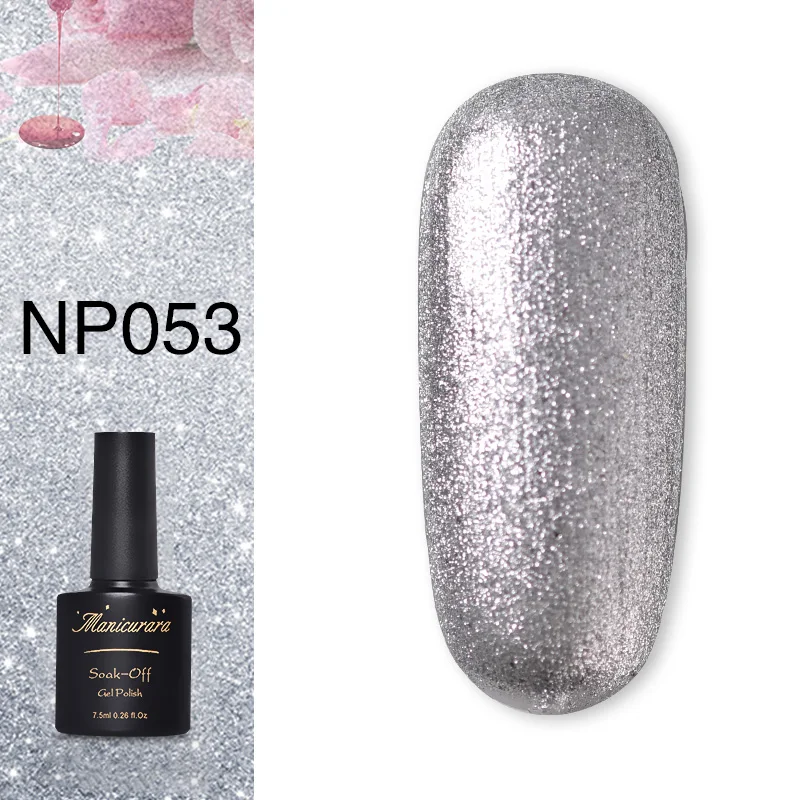 Manicurara Nude розовый красный УФ гель для ногтей блестит Гель лак Полупостоянный