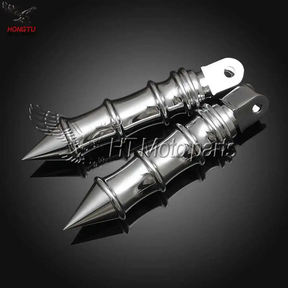 Front Мотоцикл спереди и сзади Подножки для Honda Shadow 400 600 1100 Sabre Spirit 750 ACE куда Magna 250 750 - Цвет: Front
