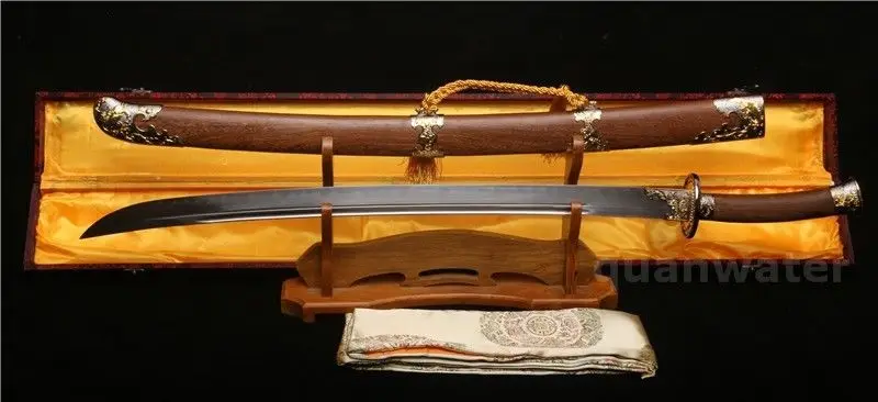 Полностью TANG острая стальная ГЛИНА ЗАКАЛЕННОЕ клинок китайский QING DAO | Дом и сад