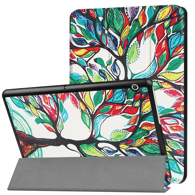 Case For Huawei MediaPad T3 10 AGS-L09 AGS-L03 9.6 inch Cover Funda Tablet for Honor Play Pad 2 Slim Flip PU Case+Film+Pen | Компьютеры и