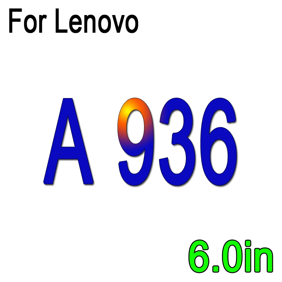 Закаленное Стекло для lenovo A516 A606 A880 A916 A936 A2020 A5000/K900 K910 K920/S580 S660 S939 с уровнем твердости 9 H Экран защитная пленка - Цвет: For Lenovo A936
