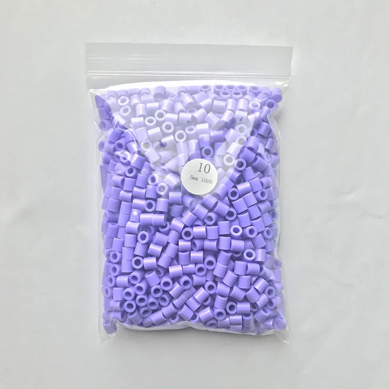 as the Photo 10 1000 Beads/Bag 5mm Perler Artkal Beads 37 Colors Available Material Bag DIY Cartoon Making Tube Colorful Beads Educational Toys - Цвет: as the Photo 10