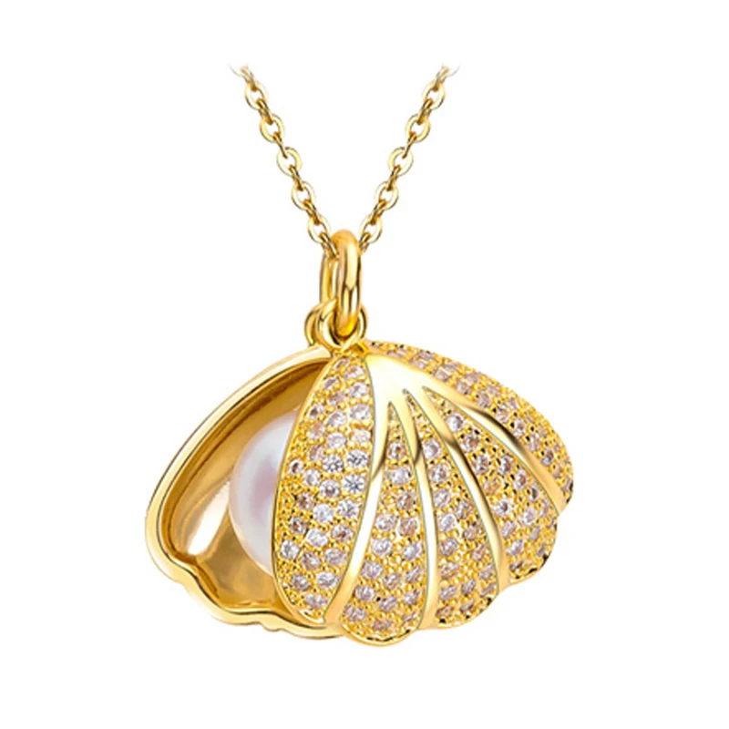 Женское ожерелье из серебра 100% пробы с натуральным пресноводным жемчугом|freshwater