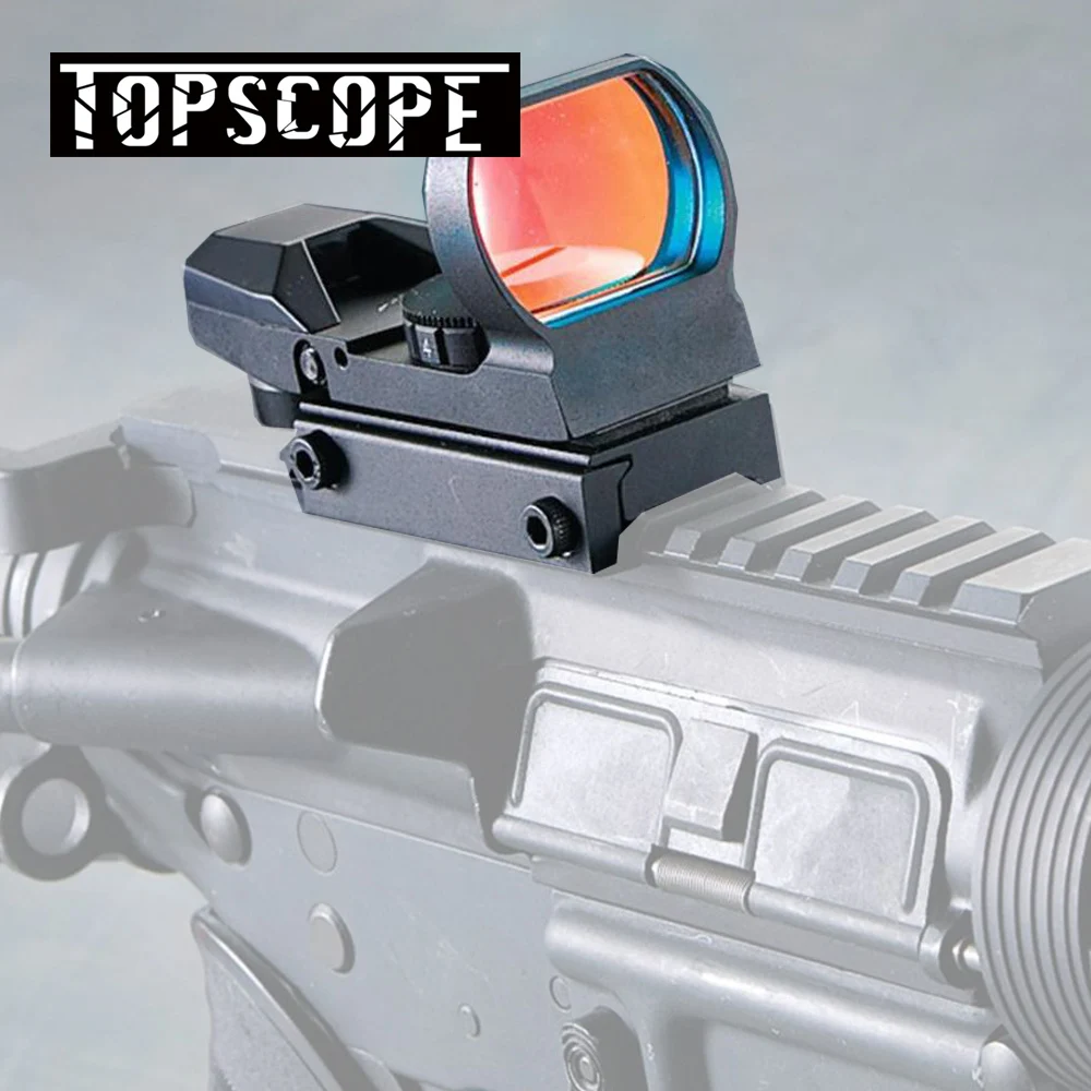 

Green Red Dot Sight Holographic Hunting Riflescope Reflex 4 Reticle Tactical Optics Scope Fits 11mm 20mm Rail For Air Gun