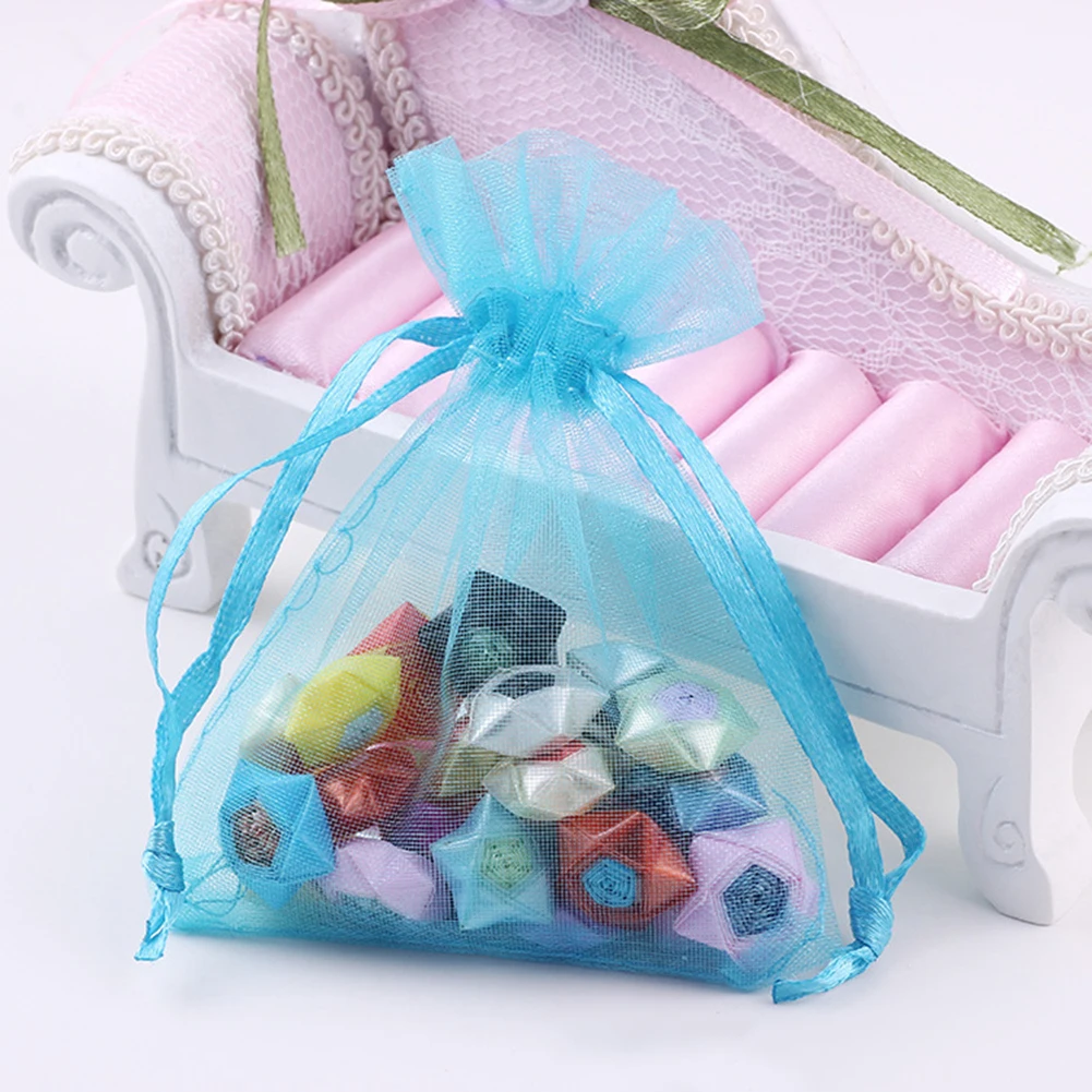 100 шт./компл. мини смешанный цвет шнурок для конфет и ювелирных изделий сетчатый мешок для хранения Контейнер