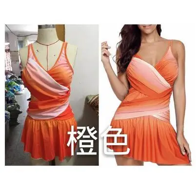 swimwear 2 Костюмы из двух частей размера плюс, купальный костюм для женщин, летние танкини комплекты, купальный костюм, купальный костюм 3XL 4X - Цвет: swimwear 2