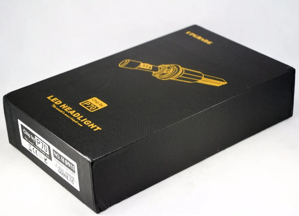 DHL 10 комплектов H4 H7 H8 H9 H11 9005 9006 9012 H13 9004 9007 P70 светодиодный фар 110 Вт 13200LM безвентиляторный XHP-70 чипы 5K 6K Автомобильные светодиодные лампы