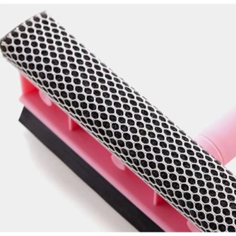 Двусторонняя щетка для чистки окон регулируемая длинная ручка вращающаяся