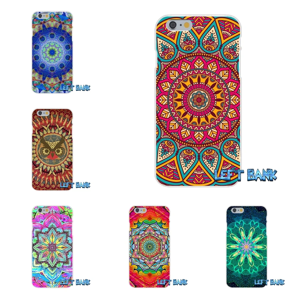 Ретро стиле Мандала прозрачный мягкий тонкий чехол из силикона для Samsung Galaxy A3 A5 A7