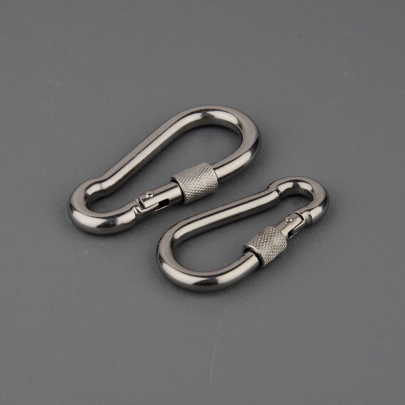 5 шт. 304 Тип стали Карабин брелок для кемпинга на открытом воздухе скалолазание