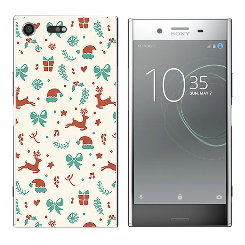 Новый чехол для Sony Xperia XZ Премиум мягкий ТПУ с принтом веселого дня Premium G8141 G8142
