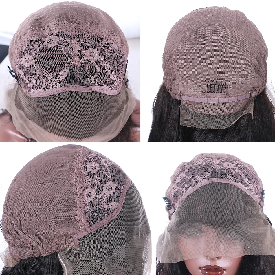 150% Плотность Полный Парик Шнурка Объемной Волны Шнурок Человеческих Волос