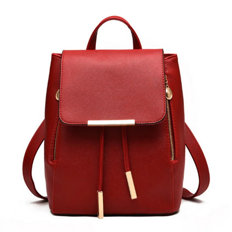 Женский рюкзак из искусственной кожи школьные рюкзаки для подростков Mochila Feminina