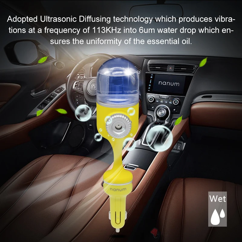12V автомобильный ароматизатор увлажнитель воздуха III паровой очиститель