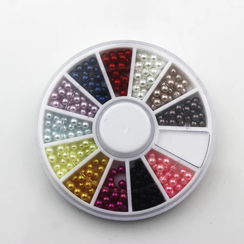 Украшения для дизайна ногтей аксессуары украшения ювелирных изделий Nailart Abs pearl
