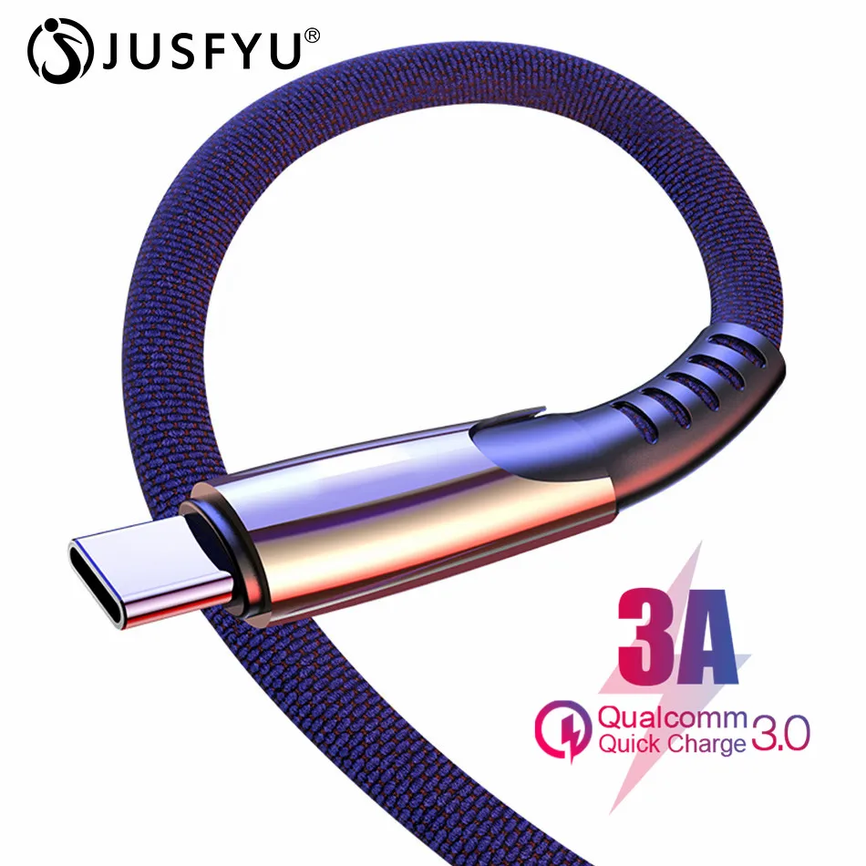 Кабель 3 А usb type-C для быстрой зарядки, кабель type-c для samsung S10 S9 S8 Plus Xiaomi Redmi Oneplus 6t 6 5t USB C кабель для передачи данных