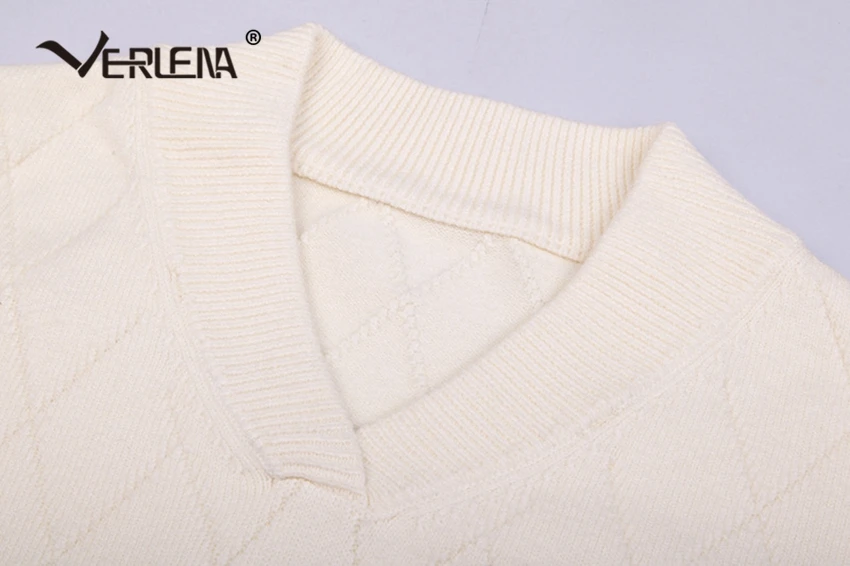 England School Student Style Jumper Black White Sweater Women 2019 Autumn Long Wide Sleeve Turn Back Cuff Stripe Argyle Pullover | Женская