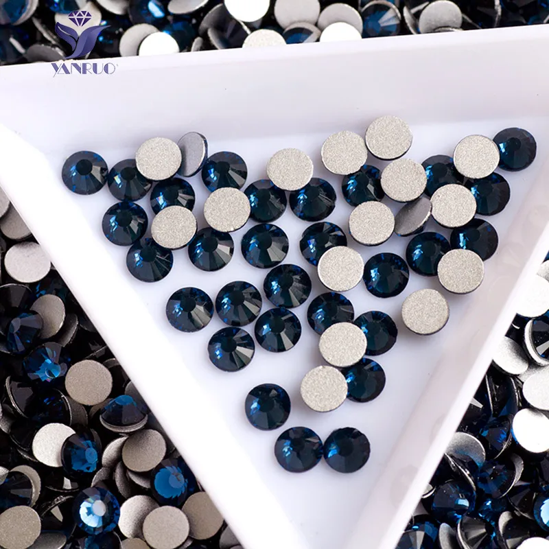 YANRUO 2058NoHF SS16-SS20 1440Pcs Montana Rhinestones Glass Crystal Non hotfix Painting Crystals For Craft | Дом и сад