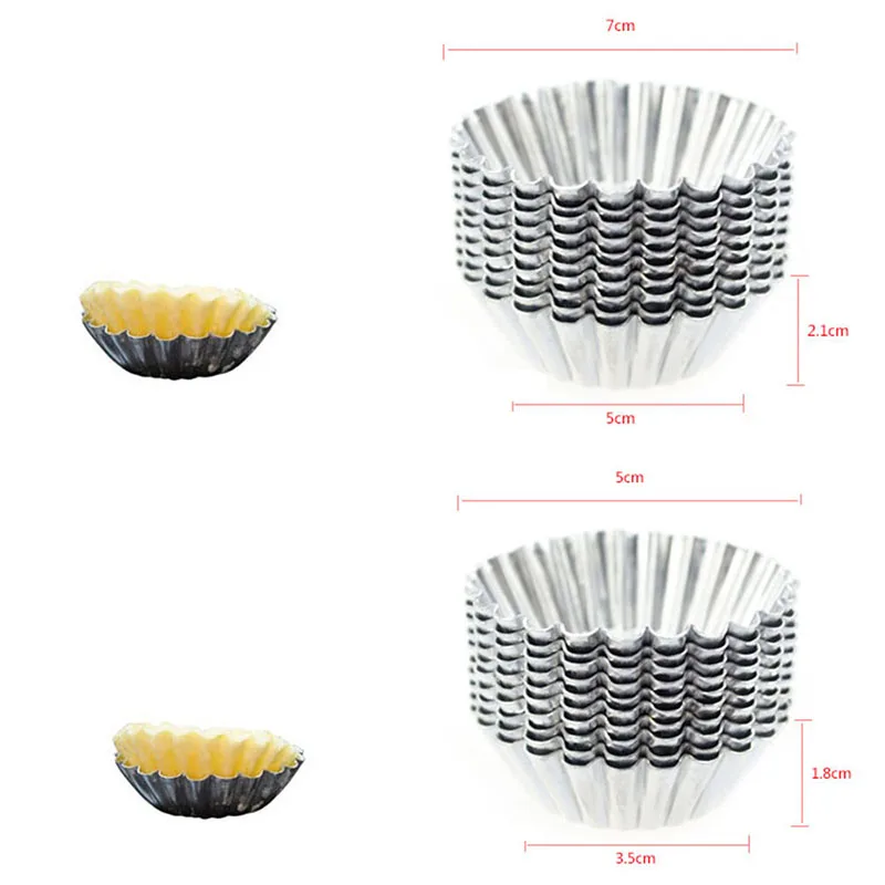 5 размеров серебристая форма для выпечки торта Круглый нижний плоский светильник