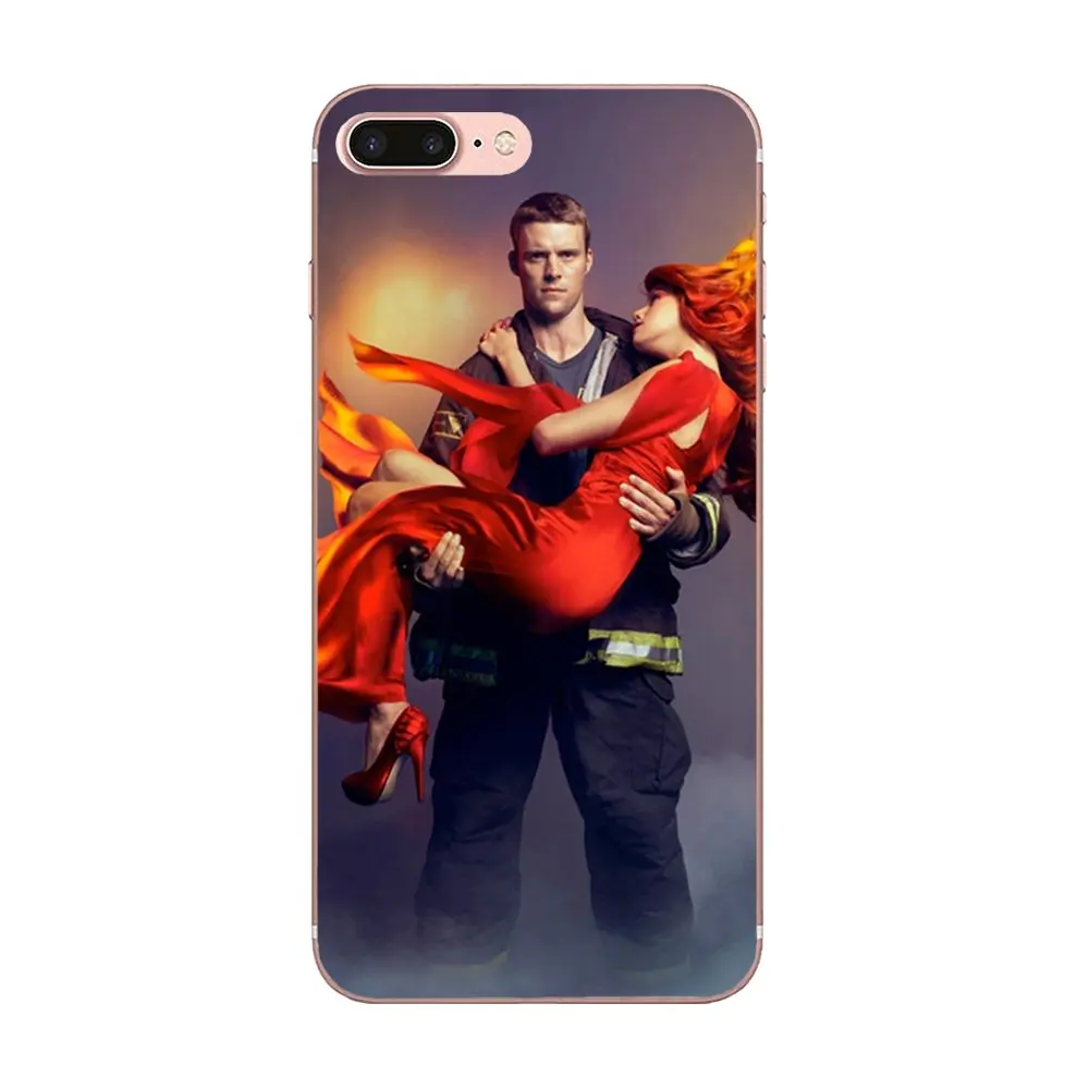 Для Apple iPhone 4 4S 5 5C 5S SE 6 6S 7 8 Plus X XS Max XR Мягкий ТПУ протектор Chicago Fire | Мобильные