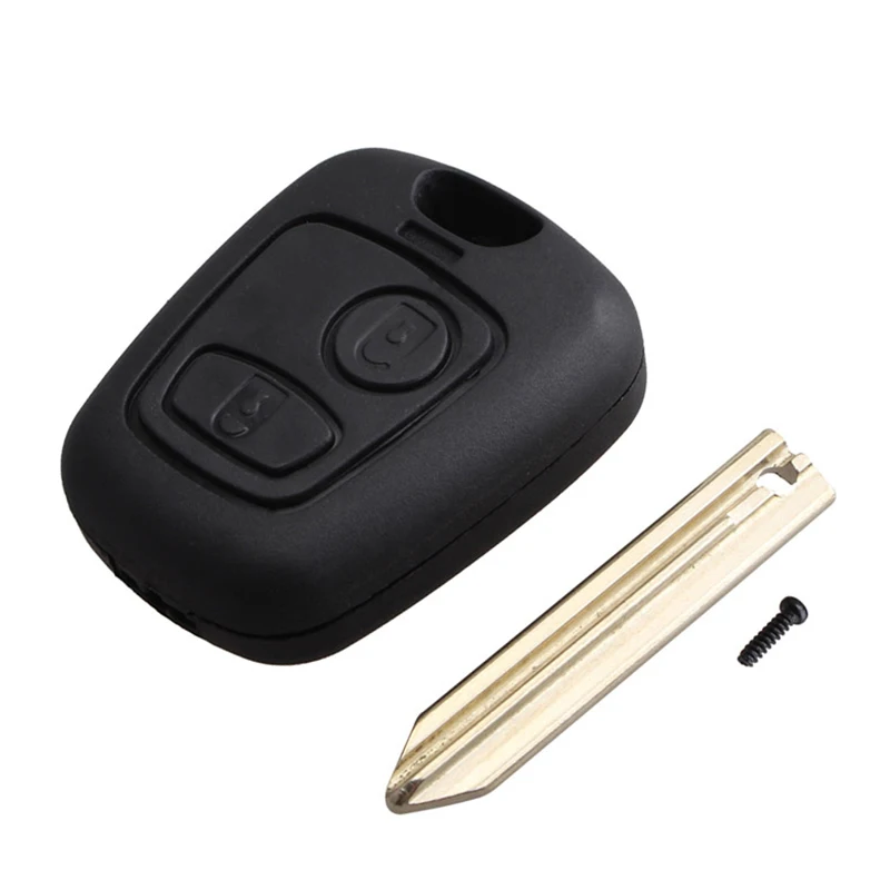 BHKEY 2 кнопки брикет для Citroen SX9 необработанное лезвие Saxo Picasso Xsara Berlingo ID46/чип