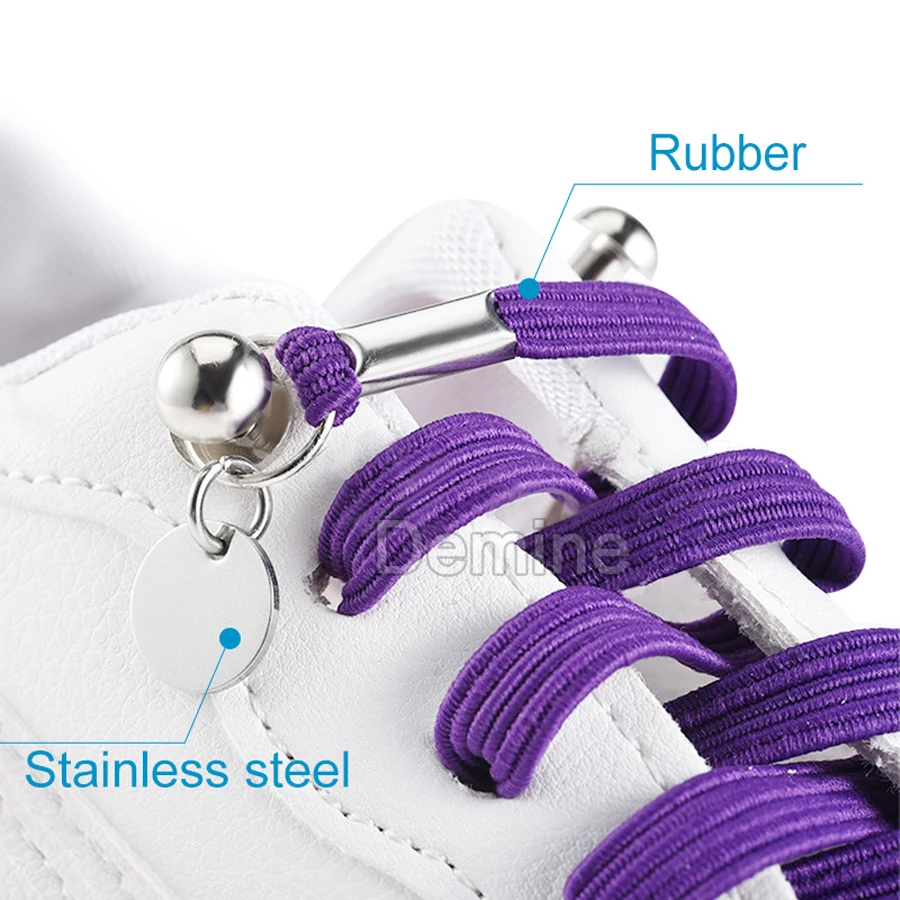 Demine эластичные шнурки для мужчин и женщин мужские кроссовки спортивная обувь