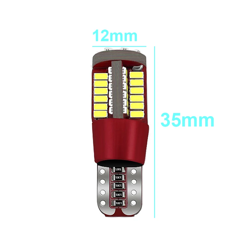 2X автомобиль T10 Led 192 W5W супер яркий 57 Smd Canbus без ошибки автомобильный маркер Авто