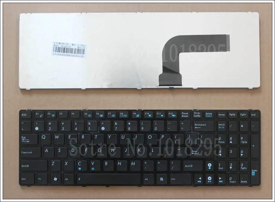Английская клавиатура для ноутбука Asus K52J N50 N50V G51Jx G51V G51VX G51J K52DE K52JB K52JC K52JE K72F K52N A72 A72D