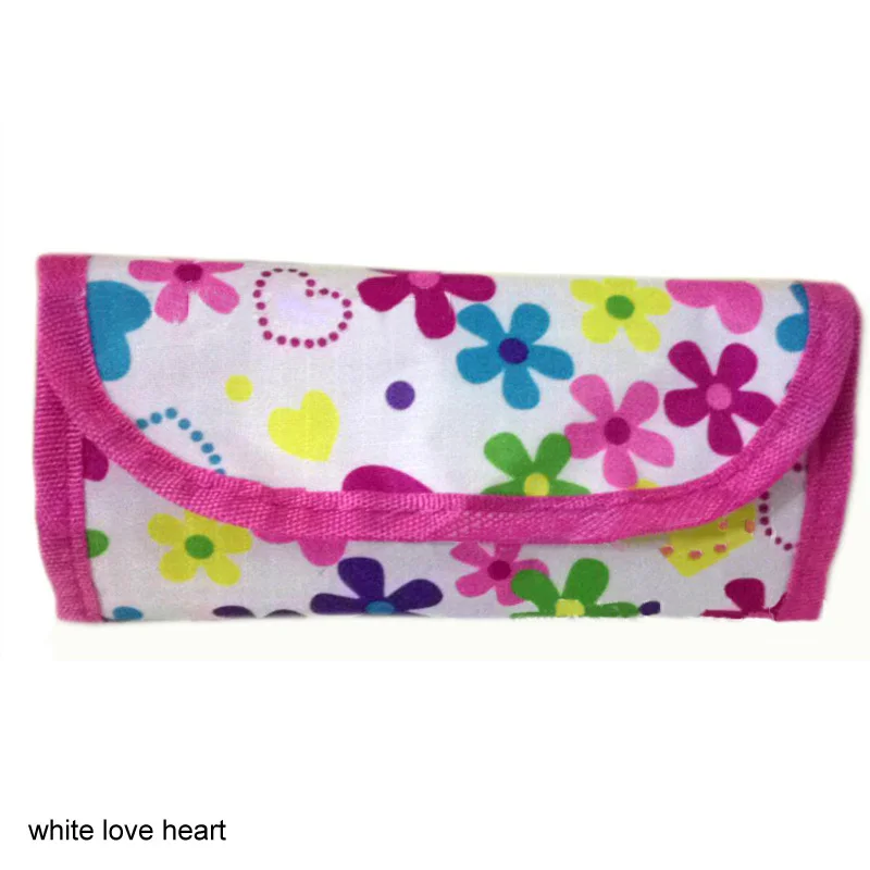 white love heart Подставки для вязания крючком чехол для швейных инструментов аксессуары иглы Рукоделие 1 шт. крючок держатель для пряжи сумка для хранения с принтом - Цвет: white love heart