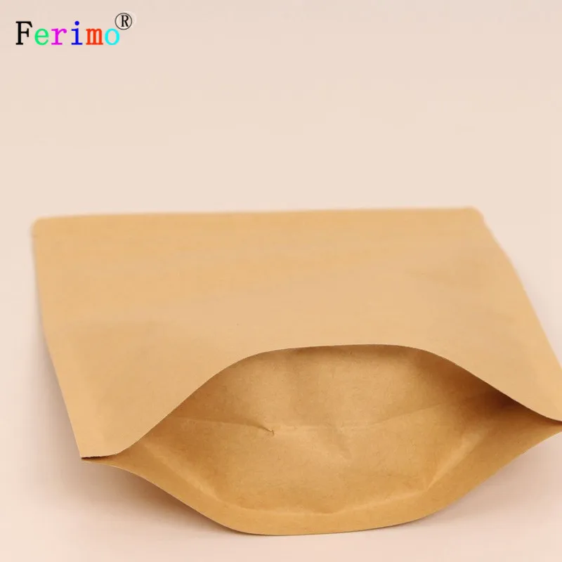 100 шт. самостоятельного изготовления самодельные пакеты из крафт-бумаги пищевые