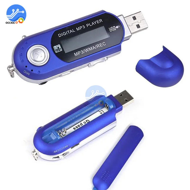 USB mp3 плеер цифровой ЖК дисплей поддержка TF карты 32 ГБ FM радио музыка Hi Fi MP3