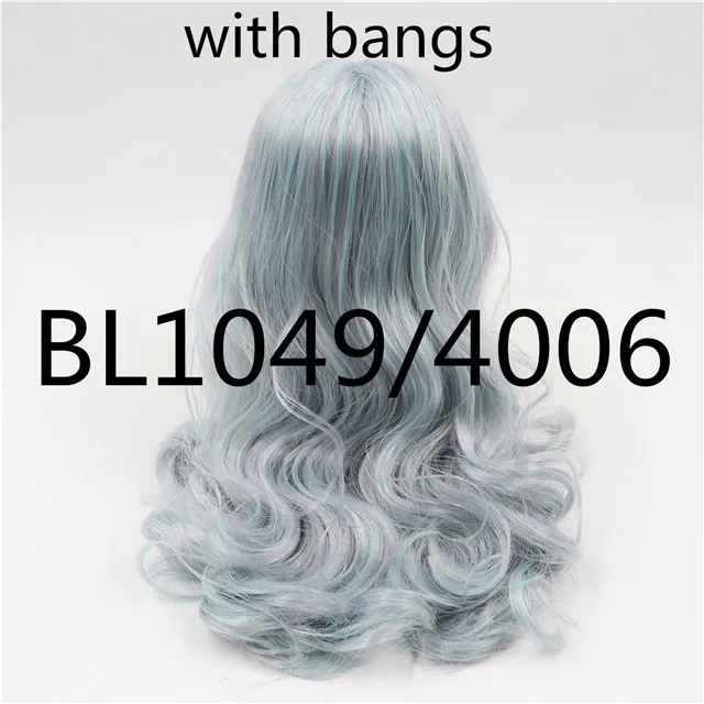 Blyth кукла ледяной RBL головы и купол парик волосы для DIY пользовательские куклы - Цвет: g