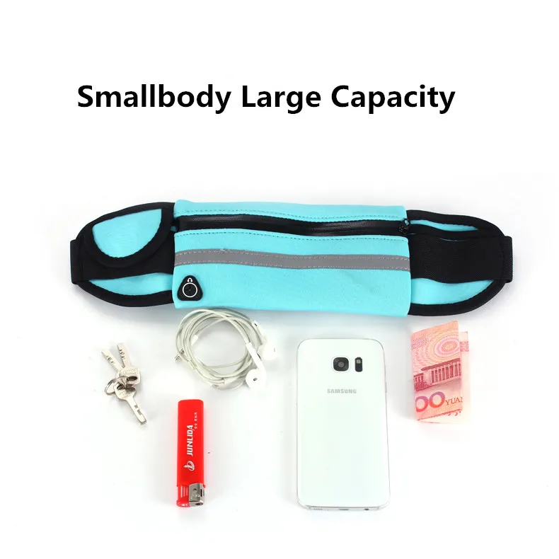 Adjustable Running waterproof waist bag Lycra fabric cycling high quality leisure phone holder|Беговые сумки| |