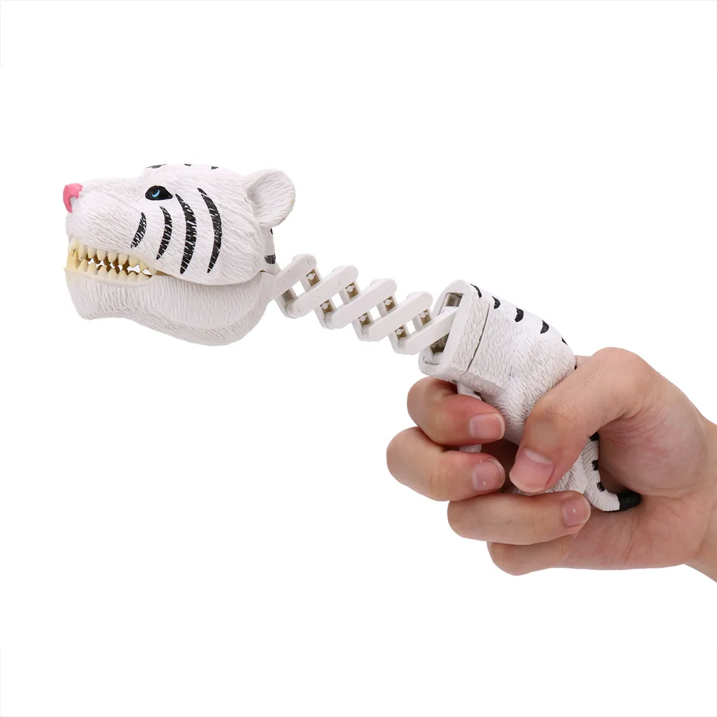 

Tiger Animal Figures Grabber Claw Game Snapper Pick Up Claw Novelty Kids Gift Children's Leisure Toys Puzzle Juguete #GM
