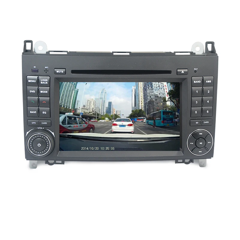 Четырехъядерный 1024*600 2 din автомобильный DVD Android 7,1 для Mercedes/benz B200 W169 A160 Viano Vito gps NAVI Радио BT встроенный wifi dvr карта