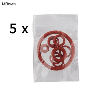 Набор запасных уплотнительных колец для пищевых продуктов, 5 шт.лот, для мини-диспенсера из нержавеющей стали