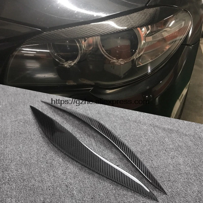 Задние фары из углеродного волокна веки для бровей BMW F10 5 серия автомобильный