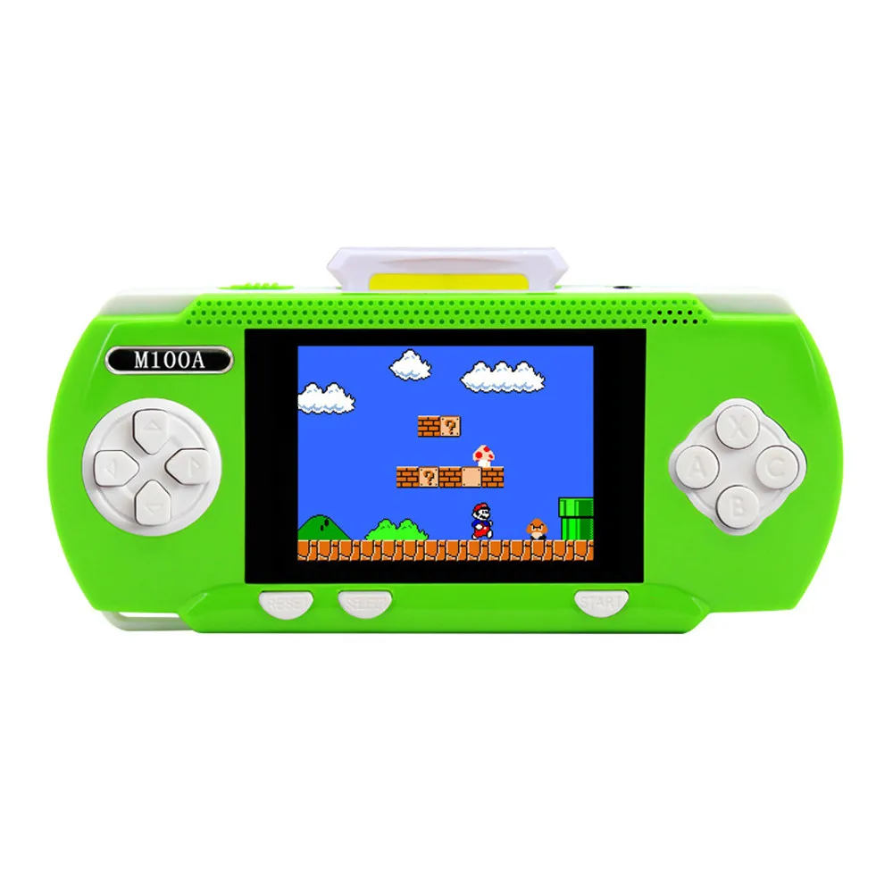 Green Портативная игровая приставка для игр, Классический игровой приставка, Встроенные игры 328, лучший подарок для ребенка, Ностальгический плеер - Цвет: Green