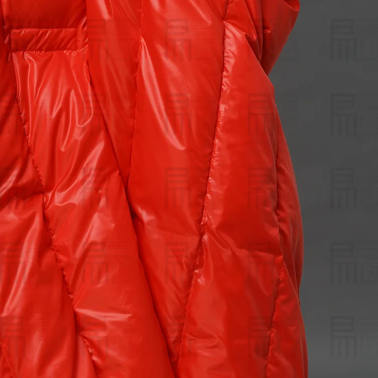 S-4XL, плюс размер, 90% утиный пух, пальто, модный бренд, высокий воротник, плащ, стиль, длинный пуховик, женский свободный, толстое, теплое пальто, wj1305