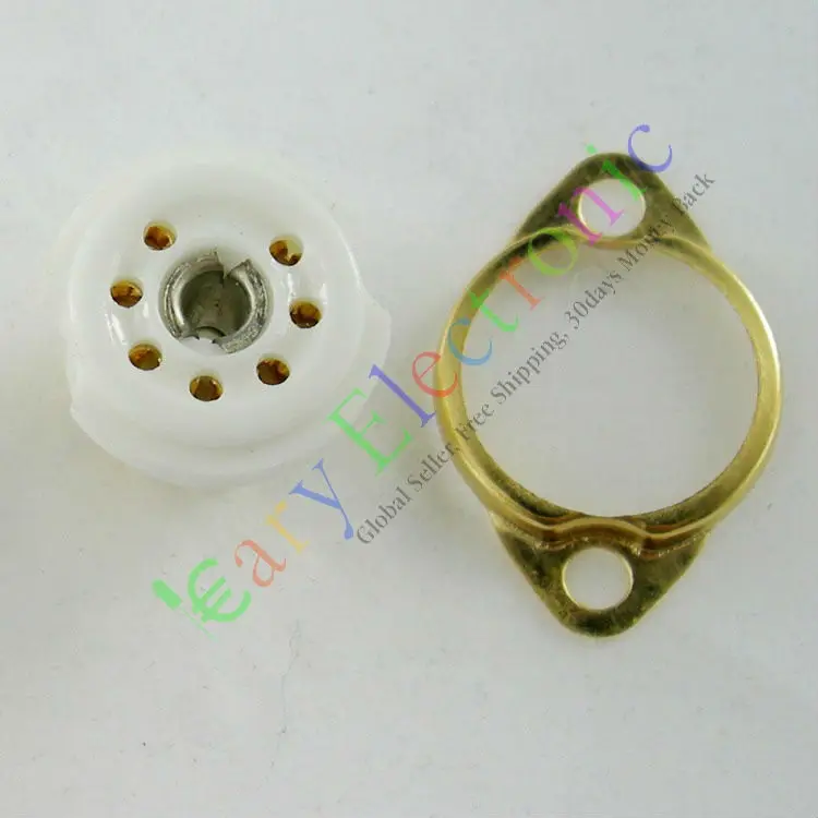 Опт и розница 20 шт. мини 7pin золотой керамический гнезда вакуумных трубок