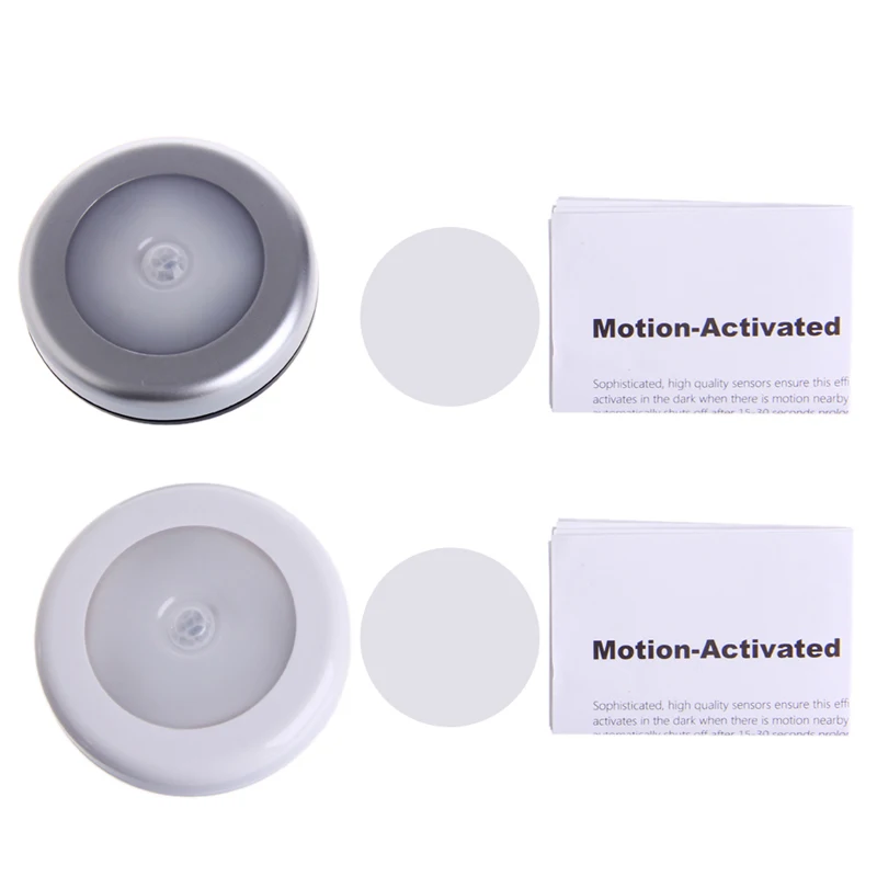 6 LED беспроводной PIR датчик движения свет настенный шкаф лампа батарея 4 5 V|lamp