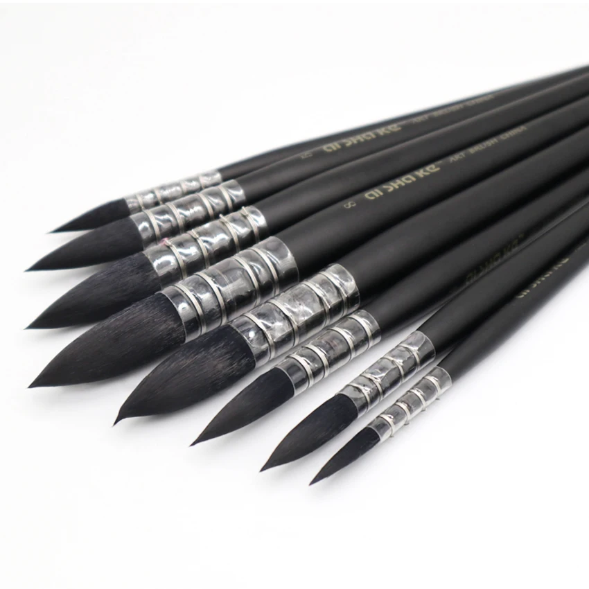 

1Piece Artist Watercolor Brush French Style Pointed Painting Brushes for Hand Painting Water Color Paint Brush Art Supplies