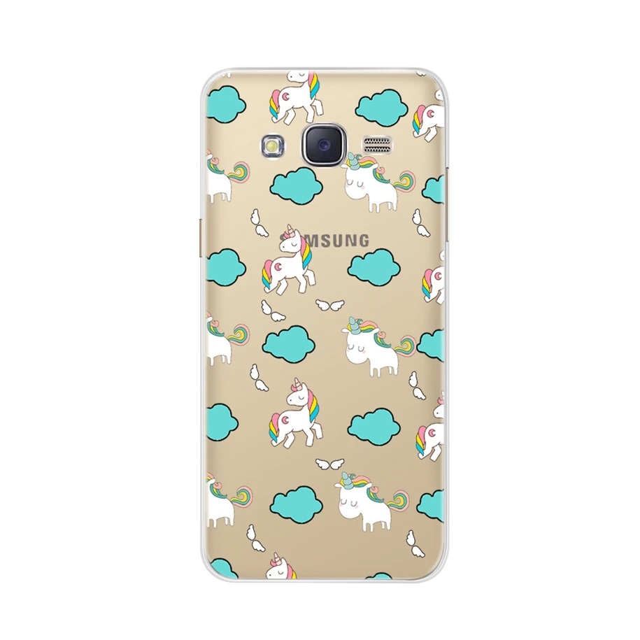 Изумрудно-зеленый 5," мягкие ТПУ чехлы с цветами для samsung Galaxy J3 чехол для J320 J320F J320M с рисунком бампер для samsung J3 J330 чехол - Цвет: Изумрудно-зеленый