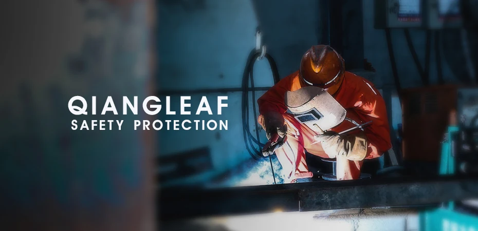 QIANGLEAF брендовые рабочие перчатки Для мужчин рабочие сварочные перчатки защитные износостойкие перчатки QY1643