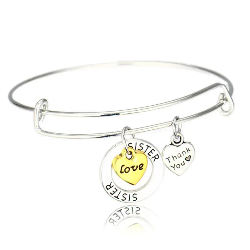 Семейный подарок романтичный браслет регулируемый модное ювелирное изделие для